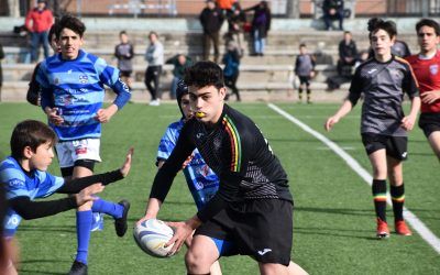 Victoria del SUB 14 Negro que le permite clasificarse para las semifinales de la liga en primera división de Madrid
