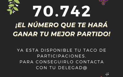70.742, el número que nos hará ganar nuestro mejor partido